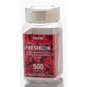 タケヤ化学工業 TAKEYA タケヤ フレッシュロック 角型 500ml ホワイト