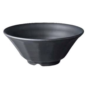 台和 Daiwa 台和 メラミン食器 キワミラーメン鉢 20cm TD-802-BKM 黒マット