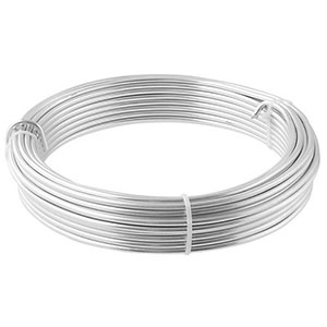 アークランドサカモト アークランド 自然 アルミ(盆栽)針金 白 400g 3.5mm