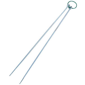 アークランドサカモト アークランド 台所火箸 メッキ 45cm(先研磨)