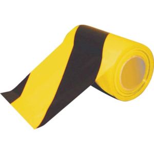 ユニット UNIT ユニット 374-04 トラテープ斜めトラ 塩ビフィルム 90mm幅×10m巻