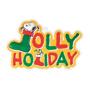 東京ローソク 東京ローソク スヌーピー ウォールデコ JOLLY HOLIDAY 009566 SN030