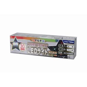 東京ローソク LEDライトマルチ USB電池デュアルタイプ 30球 019495-DL00305