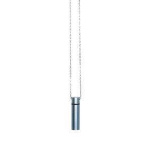 東京ローソク おもいでのあかし ペット 遺骨 仏具 遺骨カプセル 細小 ネックレス ライトブルー H3cm PMA00332