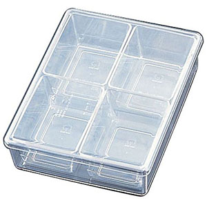 遠藤商事 TKG TKG SA ポリカーボネイト スパイスケース 4個入 角 ASP01014 遠藤商事