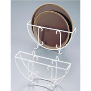 遠藤商事 TKG TKG SA コーティング 丸盆ラック カベ掛式 EML04002 遠藤商事