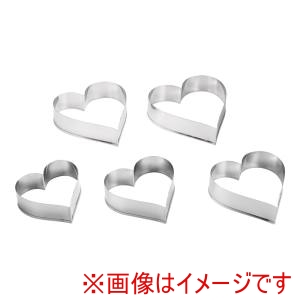 遠藤商事 TKG TKG SA18-0パテ抜セット ハート大 NO.14～18セット BPTE601 遠藤商事