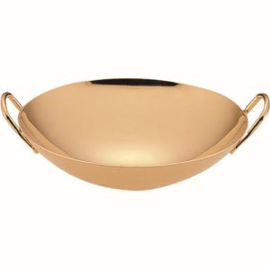遠藤商事 TKG TKG 18-8 プチ 中華鍋 金メッキ付 9cm PPTC102 遠藤商事