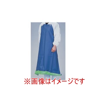 遠藤商事 TKG TKG 機能性エプロン ガードロン 塩ビ抗菌 ひもS ネイビー/グリーン 2448100