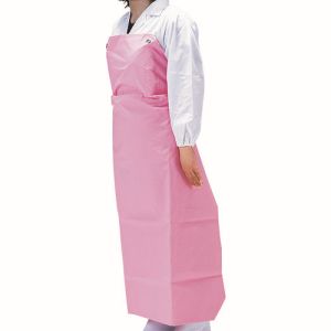 遠藤商事 TKG TKG ワンタッチ胸付前掛 ピンク W-100 SME8302 遠藤商事