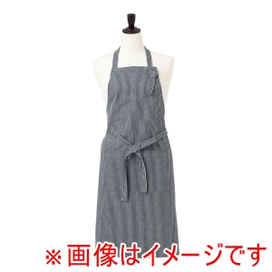 サカノ繊維 サカノ繊維 胸当てエプロン ヒッコリー KMA-2703-11