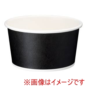 水野産業 水野産業 アイス&スープカップ12オンス 25個入 ブラック PLAラミ