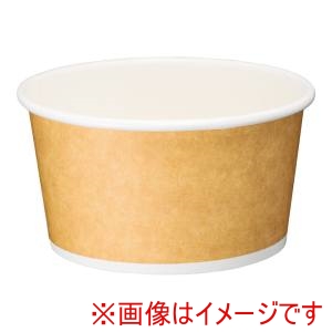 水野産業 水野産業 アイス&スープカップ12オンス 25個入 クラフト風 PLAラミ