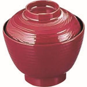 万年 mannen 万年 メラミン木目小丸椀 溜内黒 758F-TB 蓋