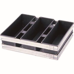 遠藤商事 TKG TKG スルトン トライプラス 3斤食パン型 3連結 蓋無 WST1401 遠藤商事
