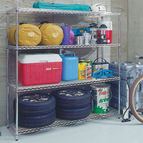  アイリスオーヤマ IRIS メタルラック 4段 150×46×151 MR-1515J お客様組み立て