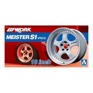 アオシマ アオシマ ザ チューンドパーツNo.21 1/24 ワーク マイスターS1 3ピース 18インチ 52990
