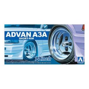アオシマ アオシマ ザ チューンドパーツNo.90 1/24 アドバンA3A浅リム14インチ