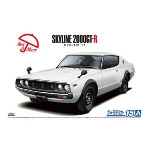 アオシマ アオシマ 59517 ザ モデルカーNo.15 1/24 ニッサン KPGC110 スカイラインHT2000GT-R 73