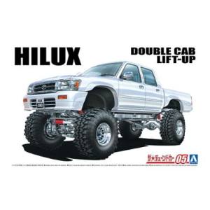 アオシマ アオシマ 61312 ザ☆チューンドカー 5 1/24 LN107 ハイラックス ピックアップ ダブルキャブ リフトアップ 94 トヨタ