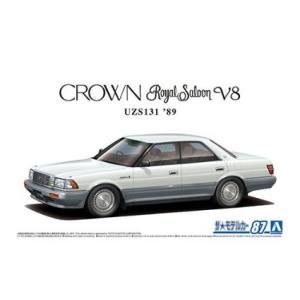 アオシマ アオシマ 61718 ザ☆モデルカー No.87 1/24 トヨタ UZS131 クラウン ロイヤルサルーンG 89