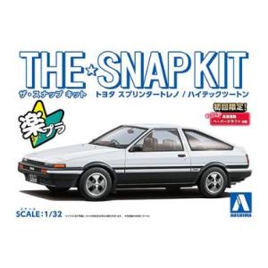 アオシマ アオシマ 64672 0 ザ スナップキット No.16-A 1/32 トヨタ スプリンタートレノ ハイテックツートン
