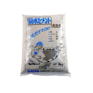 家庭化学工業 家庭化学工業 防水セメント グレー 3kg