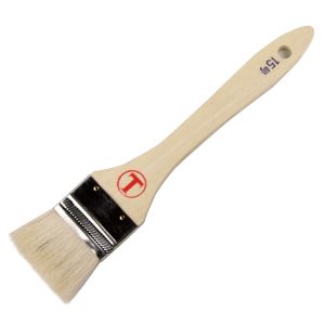 ハンディクラウン ハンディクラウン 白毛金巻刷毛 平 白 15号