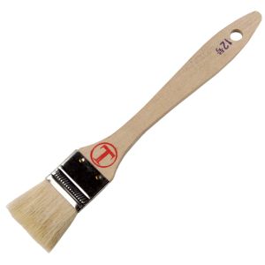 ハンディクラウン ハンディクラウン 白毛金巻刷毛 平 白 12号