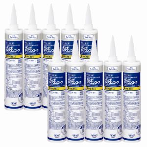 コニシ KONISHI コニシ 防カビシリコンコーク ライトグレー330ml 10P