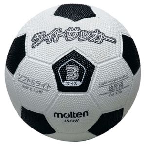モルテン Molten モルテン ライトサッカー ホワイト×ブラック サッカーボール LSF3W