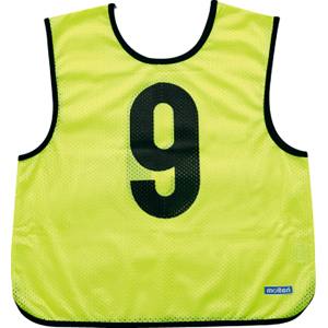 モルテン Molten モルテン ゲームベスト蛍光レモン GB0013KL 番号 8