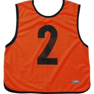 モルテン Molten モルテン ゲームベスト蛍光オレンジ GB0013KO 番号 7