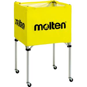 モルテン Molten モルテン ボールカゴ 中 背高 黄 BK0023Y