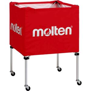 モルテン Molten モルテン ボールカゴ 赤 ボールカゴ 中 背低 BK0021-R BK0021R