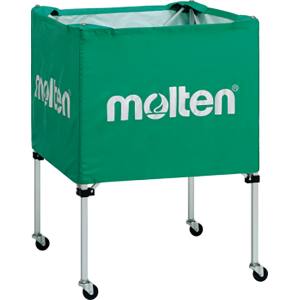 モルテン Molten モルテン ボールカゴ 緑 ボールカゴ 中 背低 BK0021-G BK0021G
