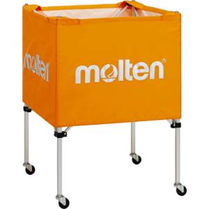 モルテン Molten モルテン ボールカゴ 折りたたみ式ボールカゴ 中 背低 オレンジ BK0021O