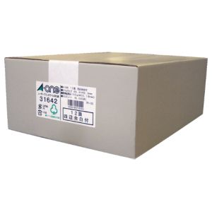 エーワン Aone エーワン 31642 LBPラベル再生紙12面余白500シート