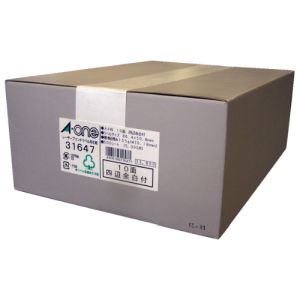 エーワン Aone エーワン 31647 LBPラベル再生紙10面余白500シート