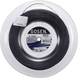 ゴーセン GOSEN ゴーセン テニス ガット ジー ツアー ワン 16L ブラック ロール 220 m TSGT112BK GOSEN