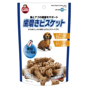 マルカン MG マルカン 歯みがきビスケット 骨型ミルク風味 200g