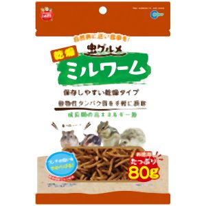 マルカン MG マルカン 虫グルメ乾燥ミルワーム お徳用 80g
