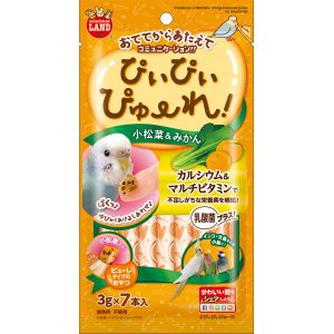 マルカン MG マルカン ぴぃぴぃぴゅーれ 小松菜 みかん 3g×7本 MG