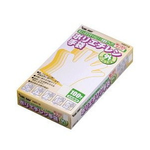 川西工業 川西工業 2012-S ポリエチレン手袋 外エンボス Sサイズ 100枚入 クリア