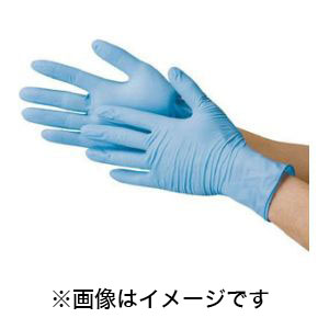 川西工業 川西工業 2044B-M ニトリル使いきり極薄手袋 粉付き 100枚入 ブルー Mサイズ