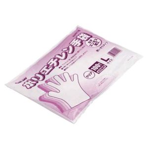 川西工業 川西工業 2016-M ポリエチレン手袋 片エンボス Mサイズ 100枚入