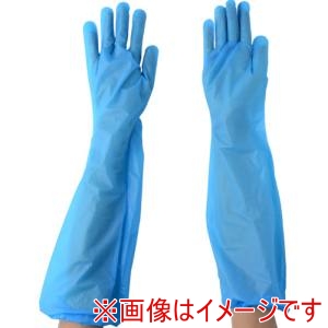 川西工業 川西工業 2011BL ポリエチエンボスロング ブルー 30枚入り