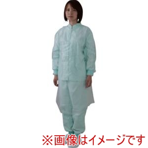 川西工業 川西工業 4442C ポリエチ袖付エプロン クリア 10枚入り
