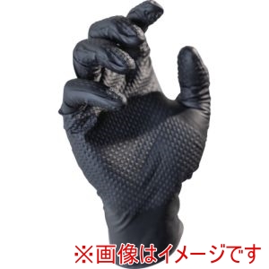 川西 川西 2074BKM 手袋 アイアングリップアドバンス ブラック Mサイズ 50枚入