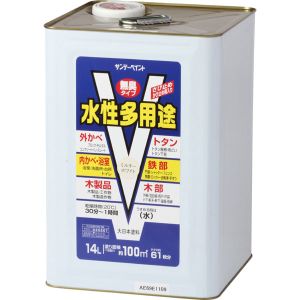 サンデーペイント サンデーペイント #265992 水性多用途 ミルキーホワイト 14L